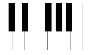 ピアノ-白