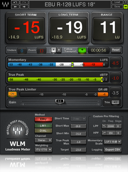 WLM Plus Loudness Meter